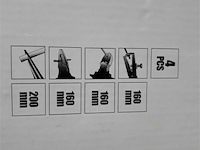 1 x tangenset 4 delig steelwood - afbeelding 3 van  3