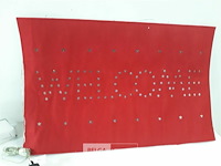 1 x tapijt rood met verlichting - afbeelding 3 van  3