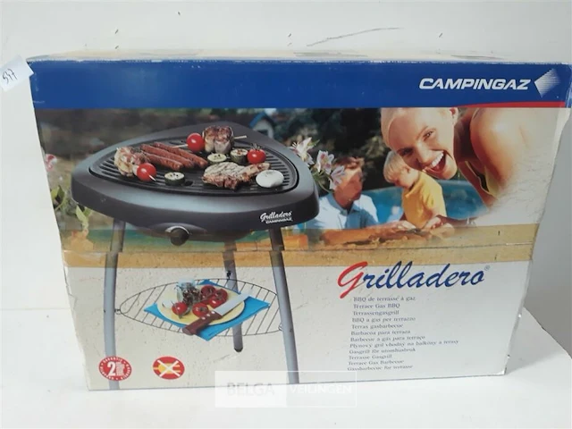 1 x terras grill op pootjes - afbeelding 2 van  3