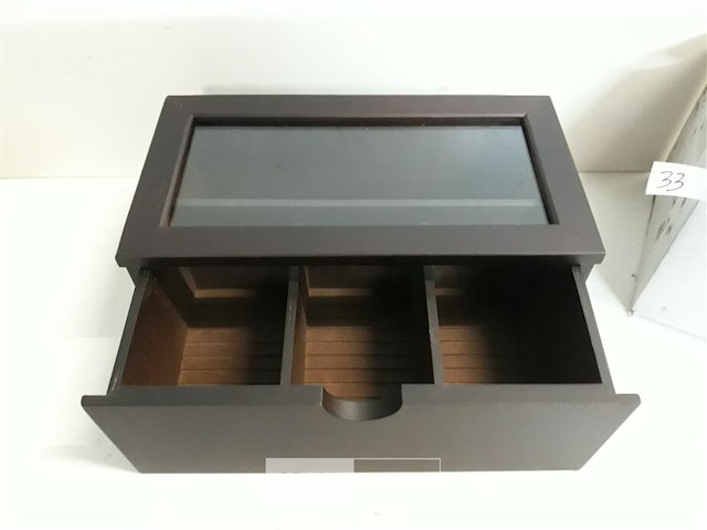 1 x theedoos met schuif - afbeelding 3 van  3