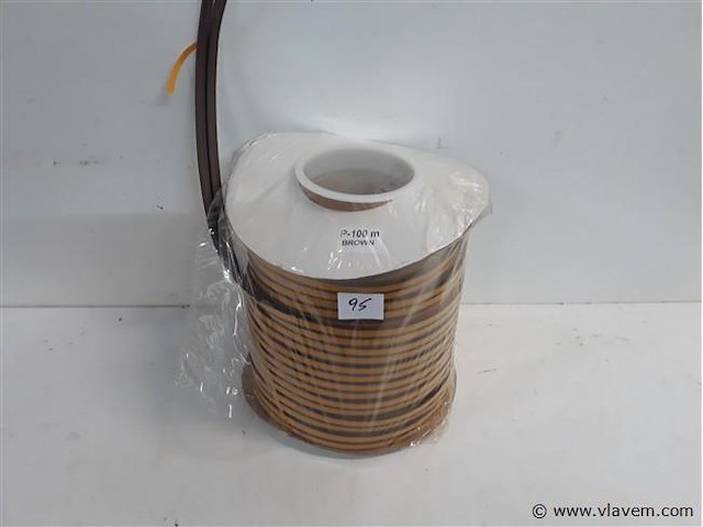 1 x tochtband 100m bruin - afbeelding 1 van  2