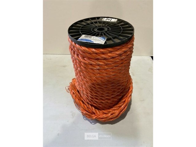 1 x touw op rol oranje propyleen 14 mm x 55 m - afbeelding 1 van  3