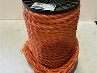 1 x touw op rol oranje propyleen 14 mm x 55 m - afbeelding 2 van  3