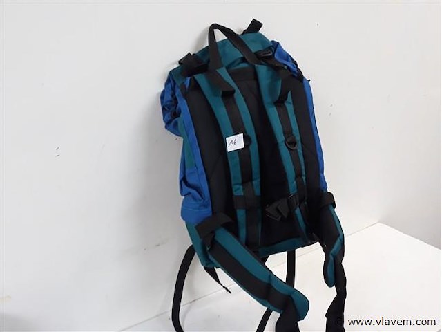 1 x travel rugzak 30l groen-blauw - afbeelding 2 van  2