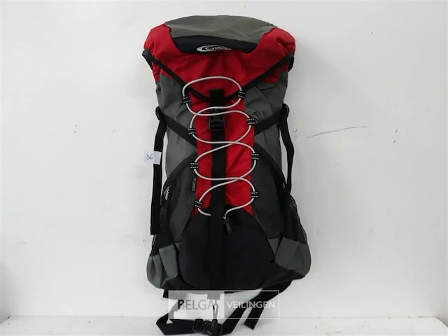 1 x travel rugzak 35 l rood gelert - afbeelding 1 van  3