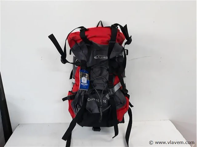 1 x travel rugzak 45+10 l rood gelert - afbeelding 1 van  2