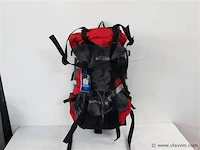 1 x travel rugzak 45+10 l rood gelert - afbeelding 1 van  2