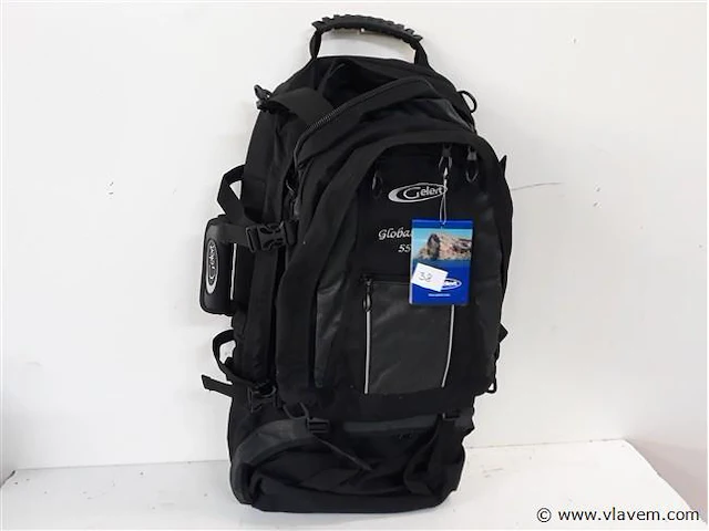 1 x travel rugzak duo 55+15 l zwart gelert - afbeelding 1 van  2