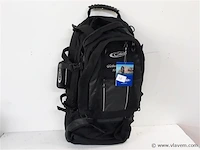 1 x travel rugzak duo 55+15 l zwart gelert - afbeelding 1 van  2