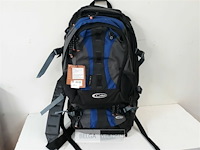 1 x travel rugzak duo 70+15 l zwart/blauw gelert - afbeelding 1 van  3