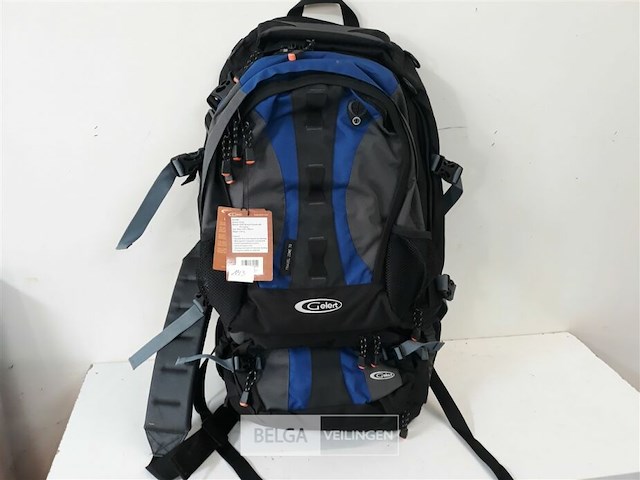 1 x travel rugzak duo 70+15 l zwart/blauw gelert - afbeelding 2 van  3