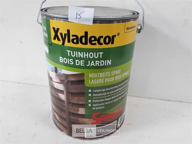 1 x tuinhoutbeits grey wash 5 l - afbeelding 1 van  3