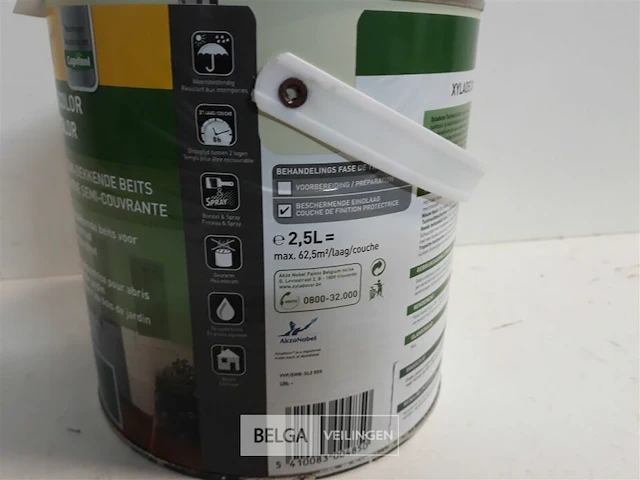 1 x tuinhuiscolor 2,5 l topiary groen - afbeelding 3 van  3