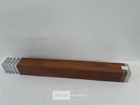 1 x tuinlamp 75 cm teak