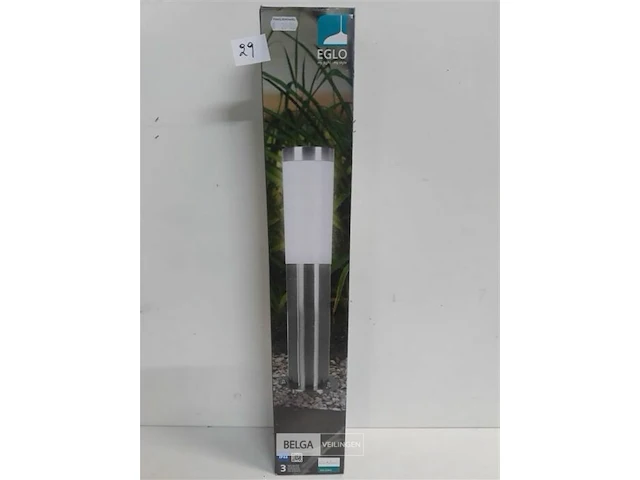 1 x tuinlamp inox op voet - afbeelding 1 van  3