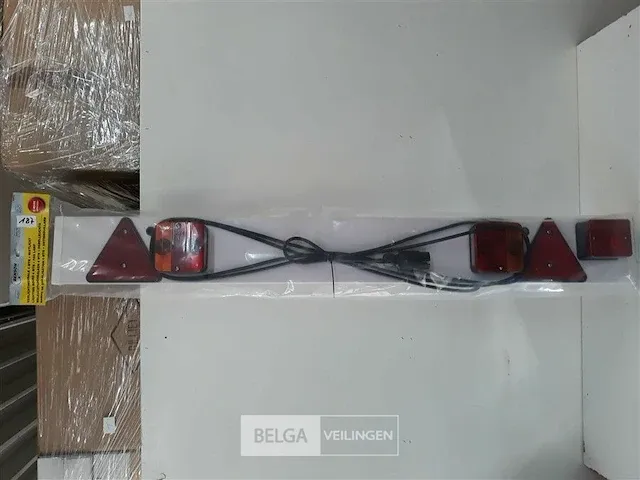 1 x verlichtingsbalk voor aanhangwagen met stekker 7 p kabel 4m + mistlamp - afbeelding 3 van  3