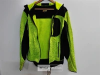 1 x vest met kap fluo geel blaklader m - afbeelding 3 van  3
