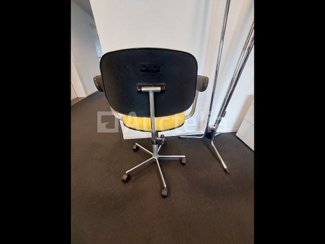 1 x vintage bureaustoelen fritz hansen kevi - design jörgen rasmussen - afbeelding 4 van  4