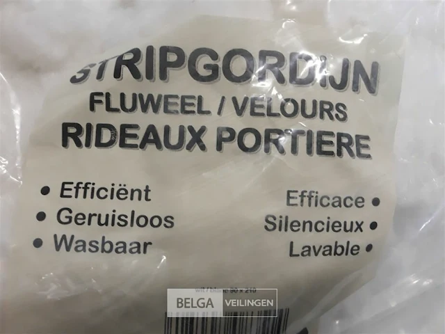 1 x vliegengordijn poezen 90 cm x 2,1 m wit - afbeelding 3 van  3