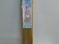1 x vliegengrodijn zware pvc linten beige 90x220 cm - afbeelding 1 van  3