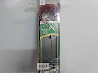 1 x vliegengrodijn zware pvc linten rood 100x220 cm - afbeelding 2 van  3