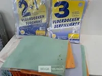 1 x vloerdoeken viscoze mix - afbeelding 2 van  3