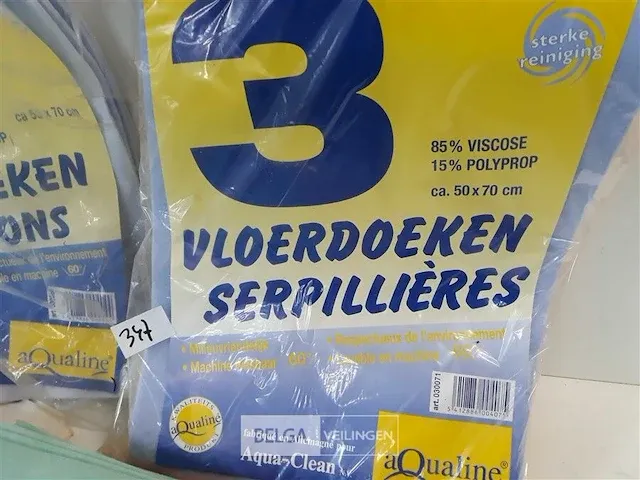 1 x vloerdoeken viscoze mix - afbeelding 3 van  3