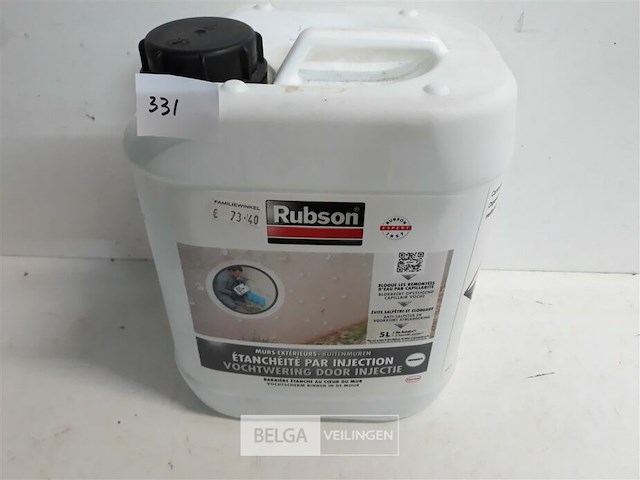 1 x vochtwering door injectie 5 l rubson - afbeelding 2 van  3