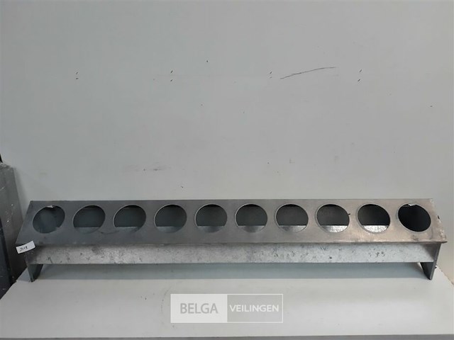 1 x voederbak galva 1 m - afbeelding 1 van  3