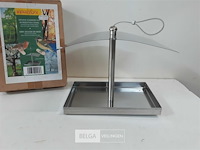1 x vogel voederhuisje inox - afbeelding 2 van  3