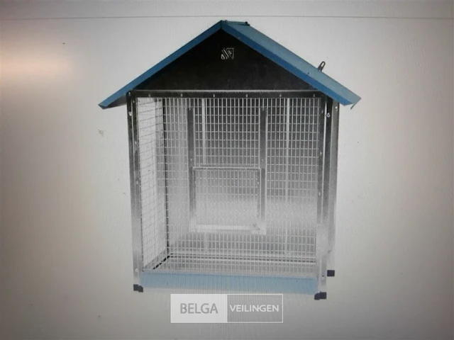 1 x vogelkooi rechthoekig 65x38 cm h 86 cm - afbeelding 1 van  3