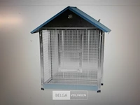 1 x vogelkooi rechthoekig 65x38 cm h 86 cm - afbeelding 1 van  3