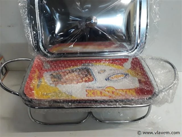 1 x warmhoudrooster + ovenschotel verwarmen 2 t-lichtjes - afbeelding 2 van  2