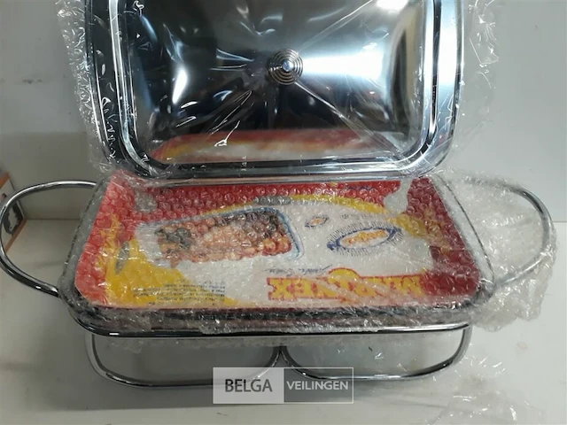 1 x warmhoudrooster + ovenschotel verwarmen 2 t-lichtjes - afbeelding 3 van  3