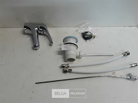 1 x wastafel kraan met auto afloop showmodel - afbeelding 2 van  3