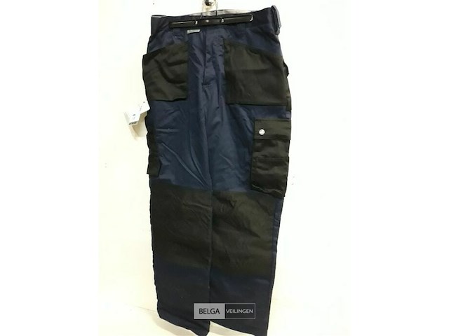 1 x werkbroek blauw/zwart artelli 48 - afbeelding 1 van  3