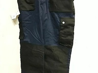 1 x werkbroek blauw/zwart artelli 48 - afbeelding 2 van  3