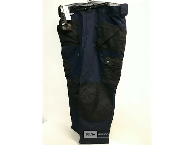 1 x werkbroek blauw/zwart artelli 56 - afbeelding 1 van  3