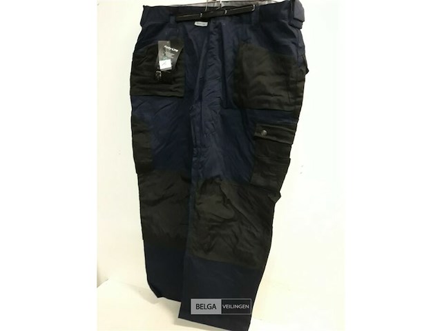 1 x werkbroek blauw/zwart artelli 58 - afbeelding 2 van  3