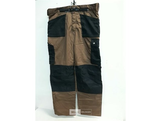 1 x werkbroek bruin/zwart artelli 52 - afbeelding 2 van  3