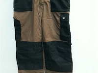 1 x werkbroek bruin/zwart artelli 52 - afbeelding 2 van  3