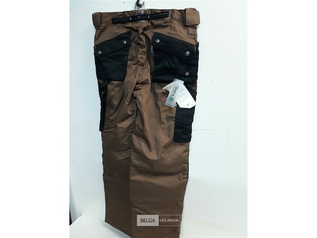 1 x werkbroek bruin/zwart artelli 52 - afbeelding 3 van  3