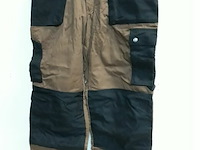 1 x werkbroek bruin/zwart artelli 54 - afbeelding 2 van  3