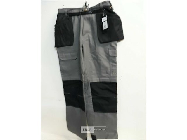1 x werkbroek grijs/zwart artelli 46 - afbeelding 2 van  3