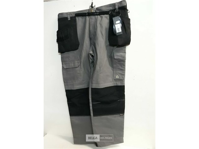 1 x werkbroek grijs/zwart artelli 56 - afbeelding 2 van  3