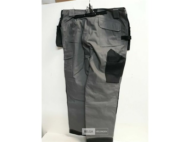 1 x werkbroek grijs/zwart artelli 56 - afbeelding 3 van  3