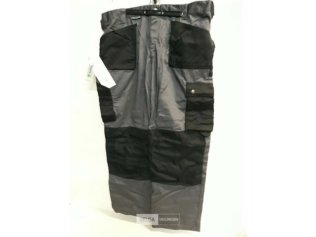 1 x werkbroek grijs/zwart artelli 58 - afbeelding 2 van  3