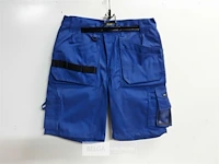 1 x werkbroek short blauw blaklader 50