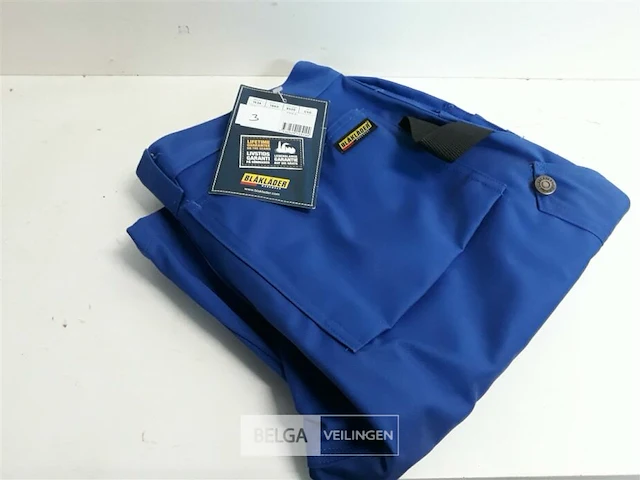 1 x werkbroek short blauw blaklader 50 - afbeelding 3 van  3