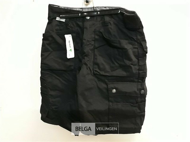 1 x werkbroek short zwart artelli 46 - afbeelding 2 van  3